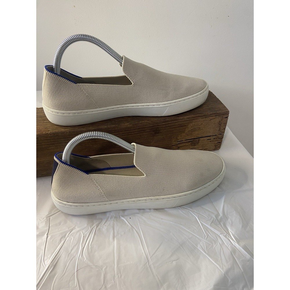 Women's Rothy's Original Ivory/White Slip On Sneakers-Size 9-Excellent Condition